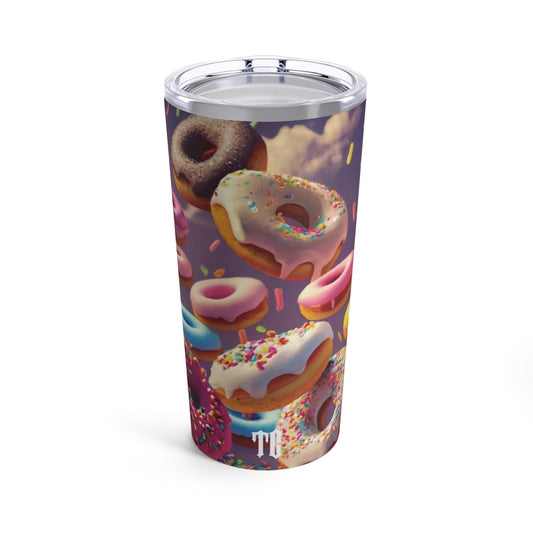 JDilla Inspired Donut Delight" 20 oz Tumbler