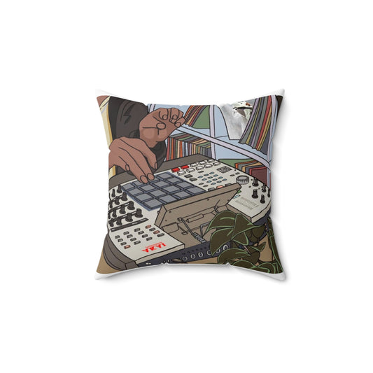 Finger Drumming Square Pillow